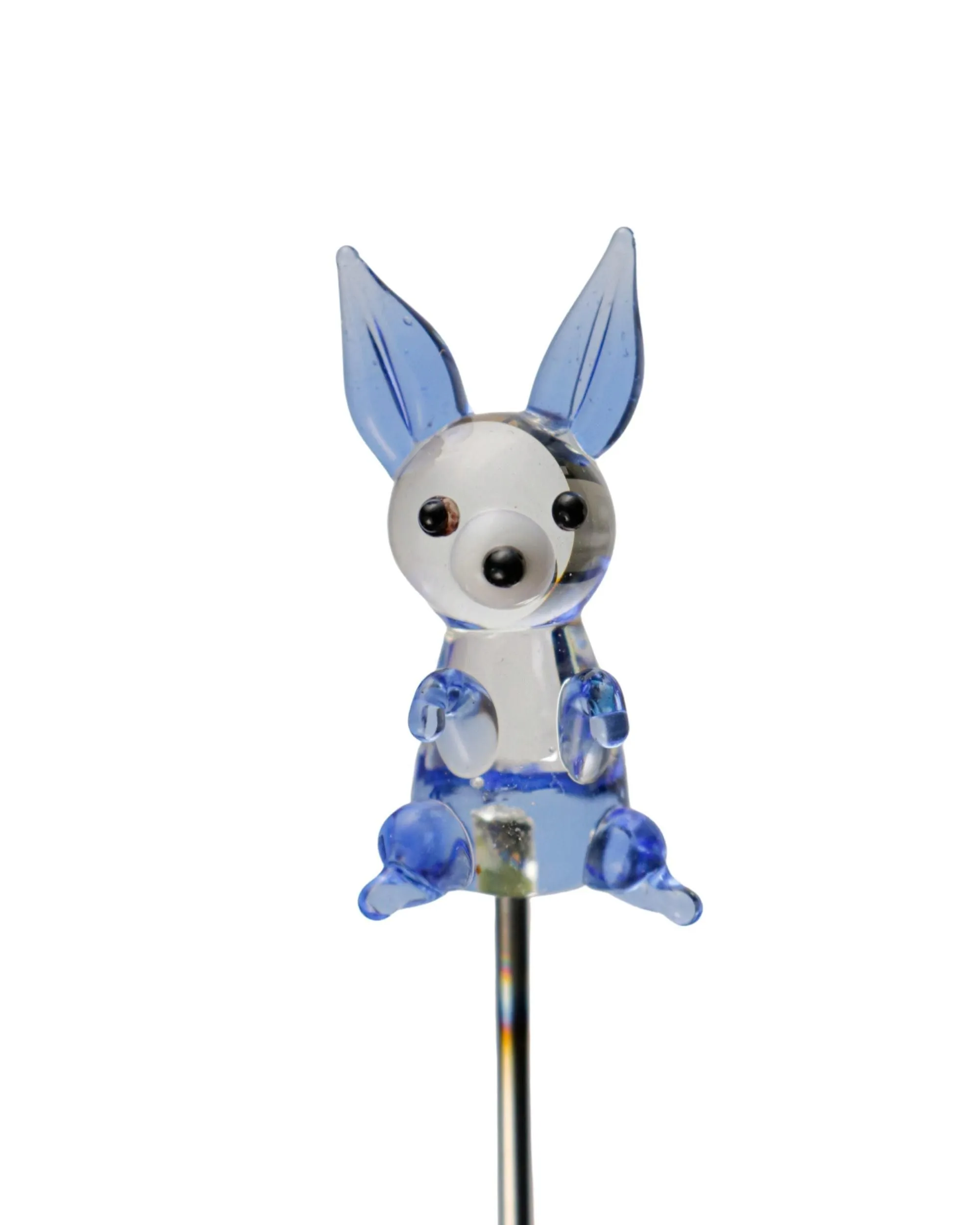 5” Glass Designed Metal Pokers