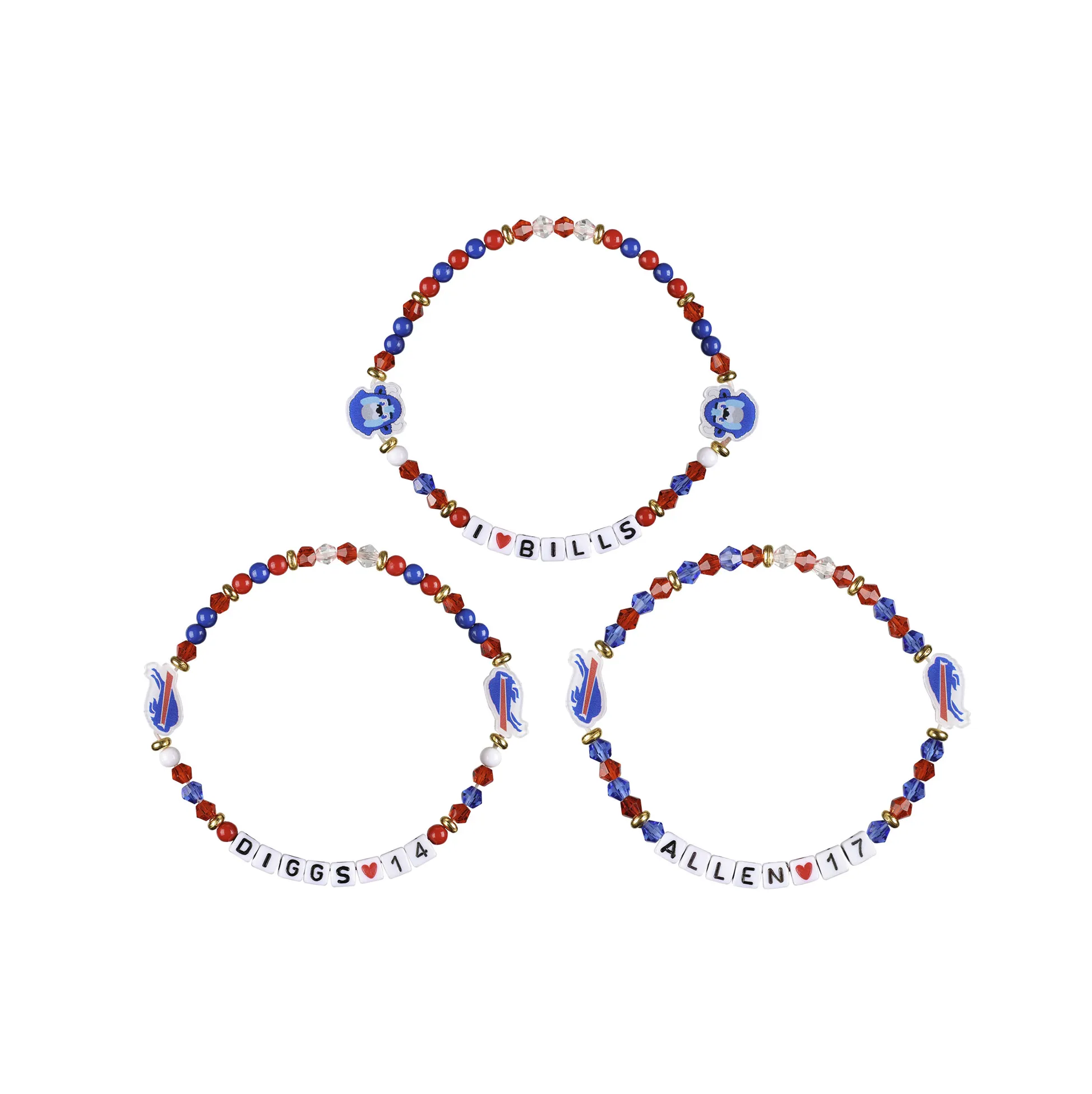 Buffalo Bills Allen / Diggs Friendship Bracelet