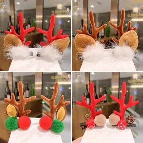 Christmas Headwear Rabbit Ear  Internet Red Hairpin Girl Adult Hat Hairpin Children's Hair Accessories
