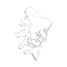 Deer Metal Wire Dangle Earrings