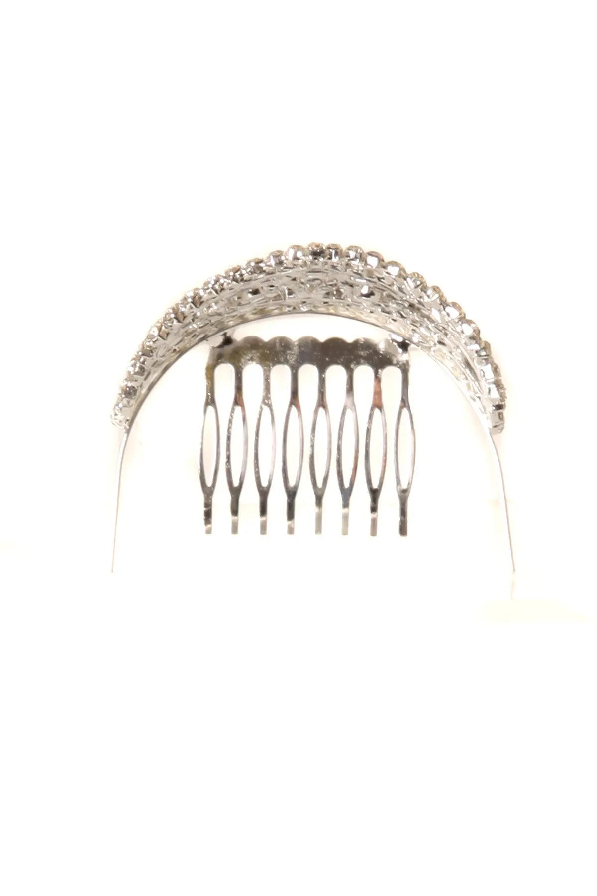 Girls Silver Rhinestone Wedding Pageant Comb Tiara