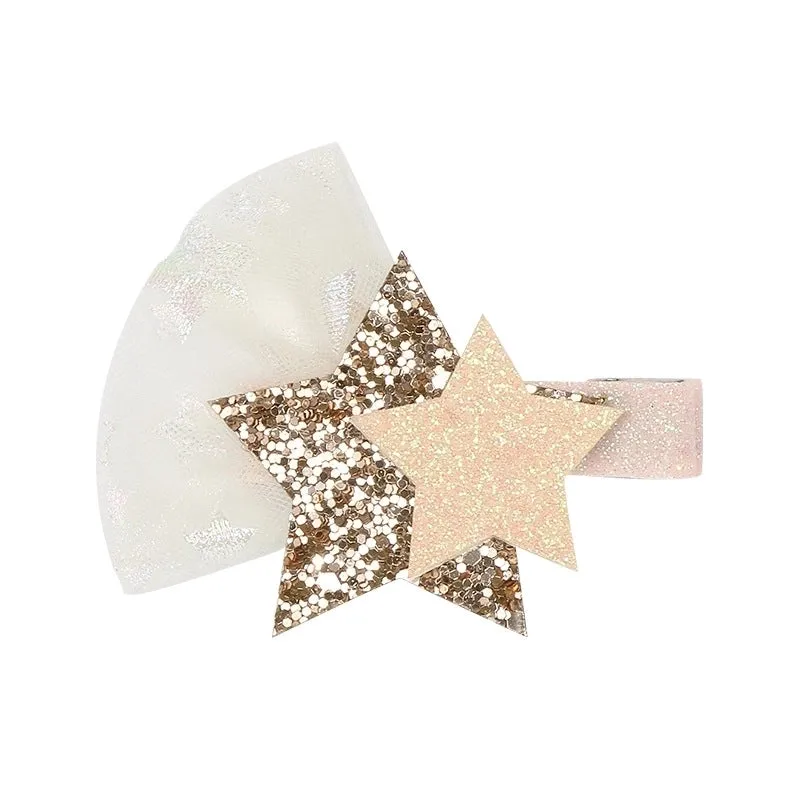 Kid's Cute  Bow Knot Cloth Handmade Hair Clip