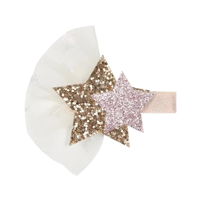 Kid's Cute  Bow Knot Cloth Handmade Hair Clip