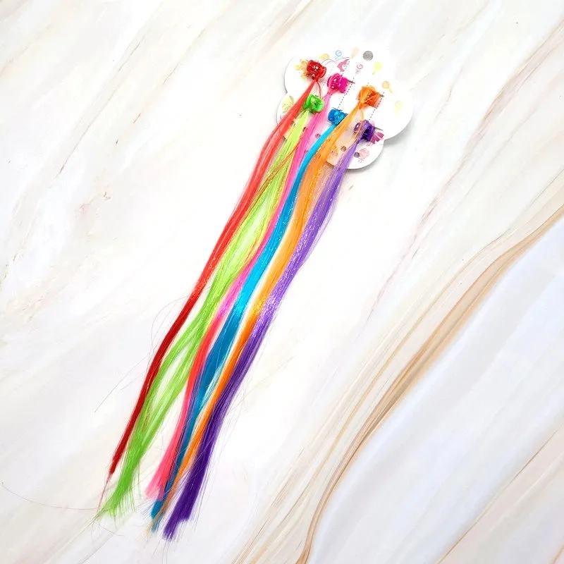 Korean Style Children's Hair Accessories  Colorful Personalized Wig Braid  Hairpin Girls' Bow Hairpin Clip