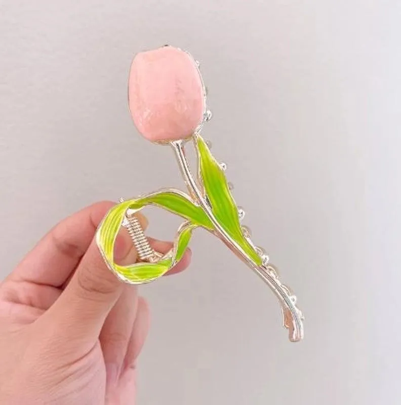 Lady Flower Alloy Hairpin Hair Claws