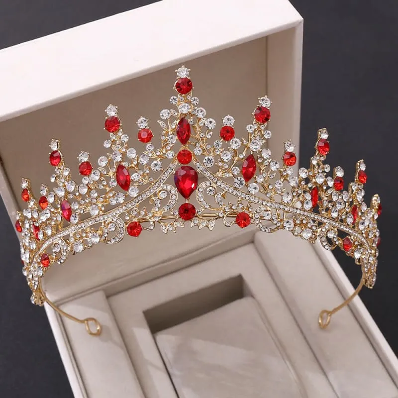 Magnificent Luxury Rhinestone Tiara for Wedding Crown Bride's Look