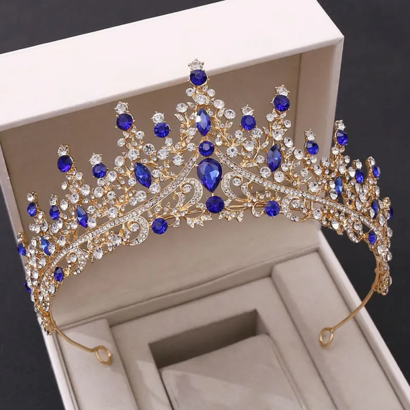 Magnificent Luxury Rhinestone Tiara for Wedding Crown Bride's Look