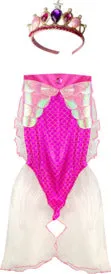 Mermaid Glimmer Skirt with Tiara