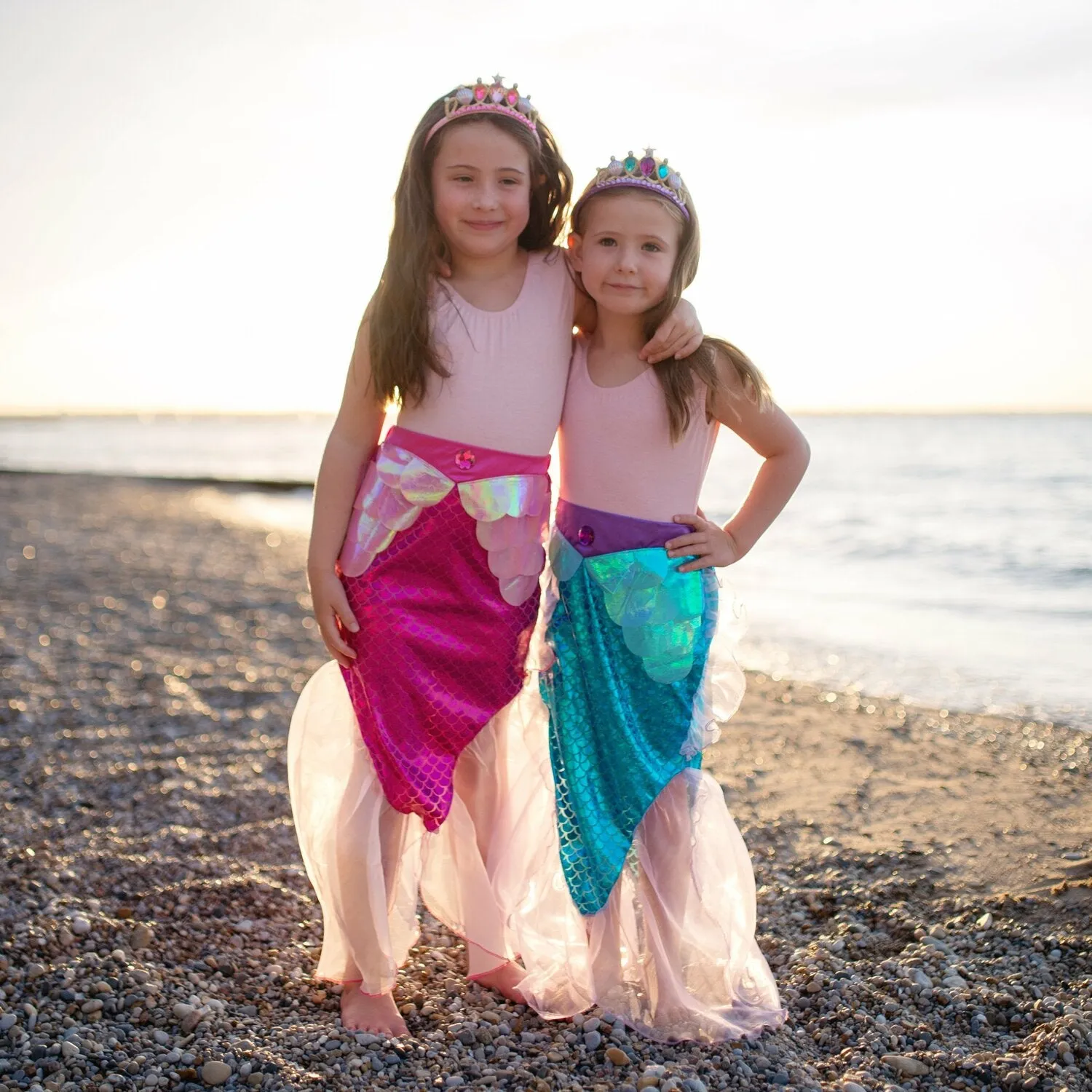 Mermaid Glimmer Skirt with Tiara