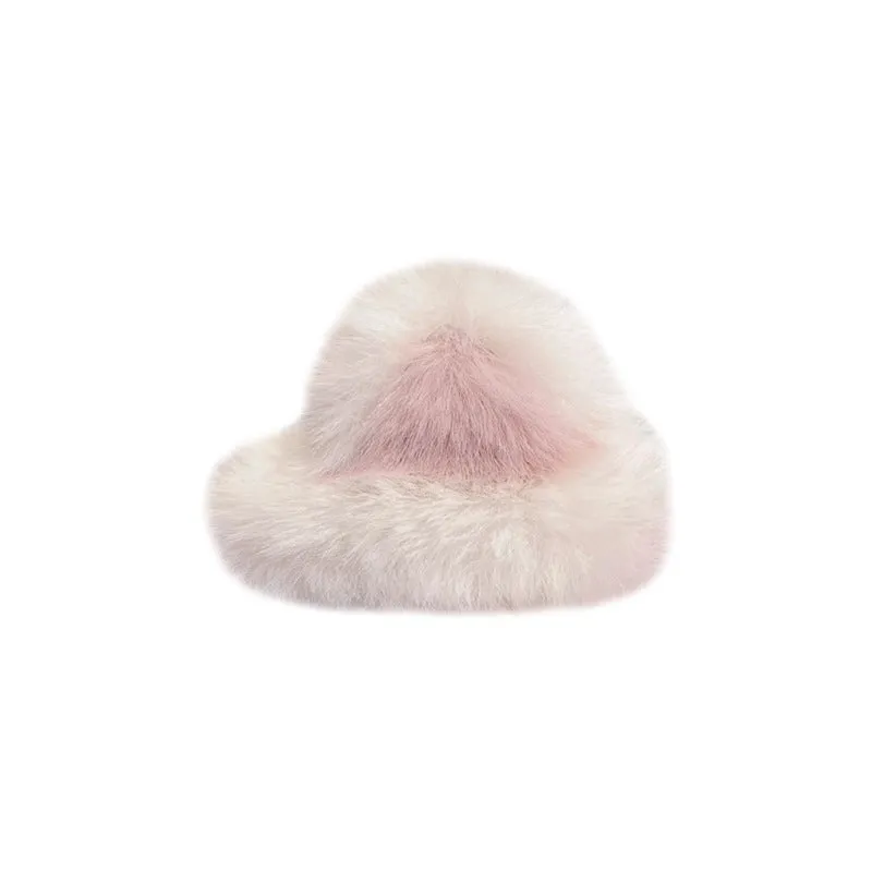 New Cat Ear Hairpin Imitation Fur Rabbit Fur Cute Top Clip Plush Hairpin