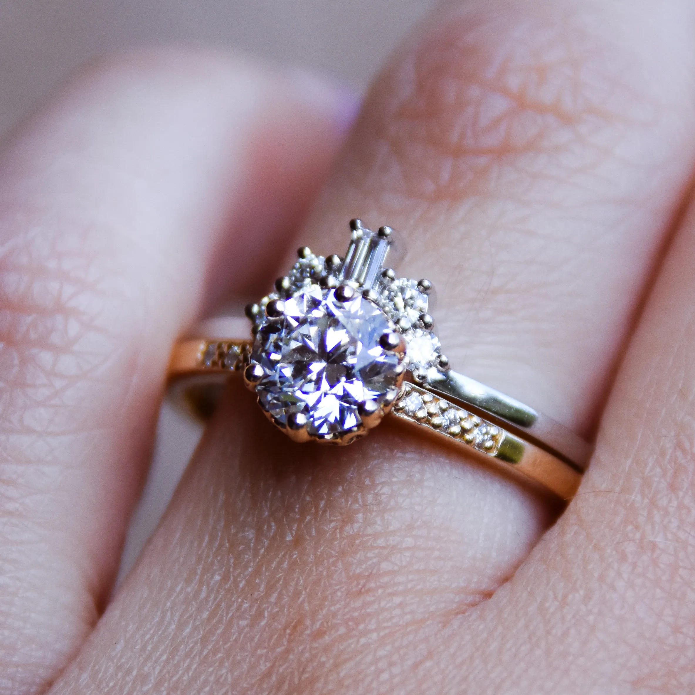 Petite Baguette Tiara Band (Size 6) - Was <s> $1,350 </s>