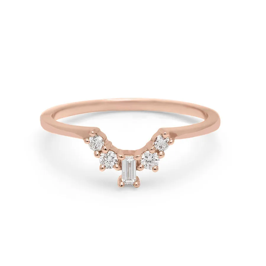 Petite Baguette Tiara Band (Size 6) - Was <s> $1,350 </s>