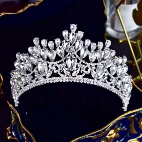 "Ardyn" - Silver Wedding Rhinestone Tiara