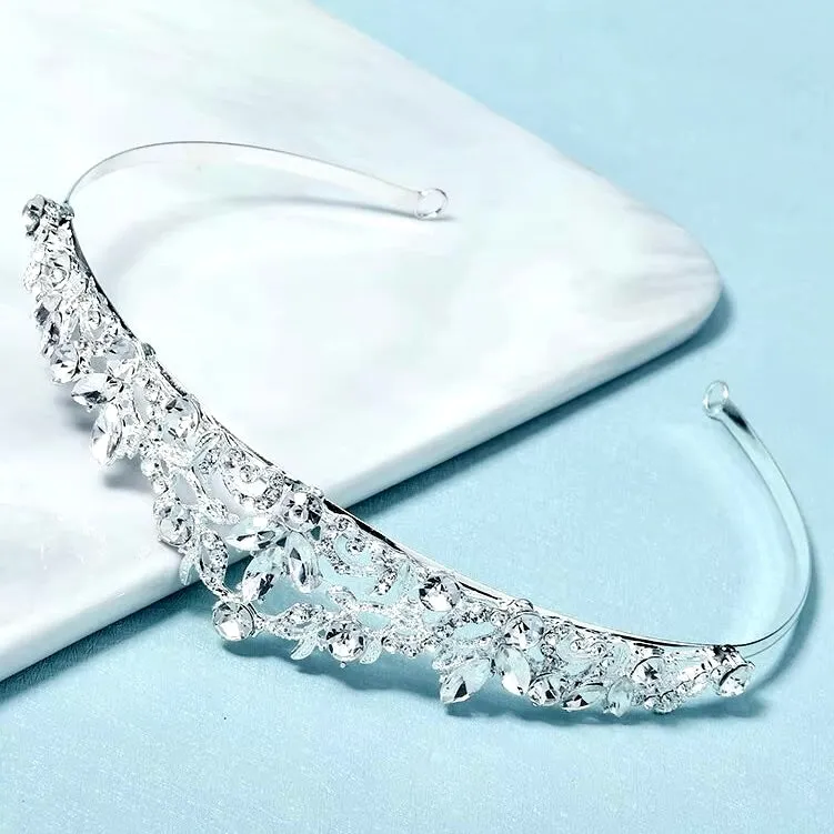 "Kenna" - Crystal Bridal Tiara - Available in Rose Gold and Silver