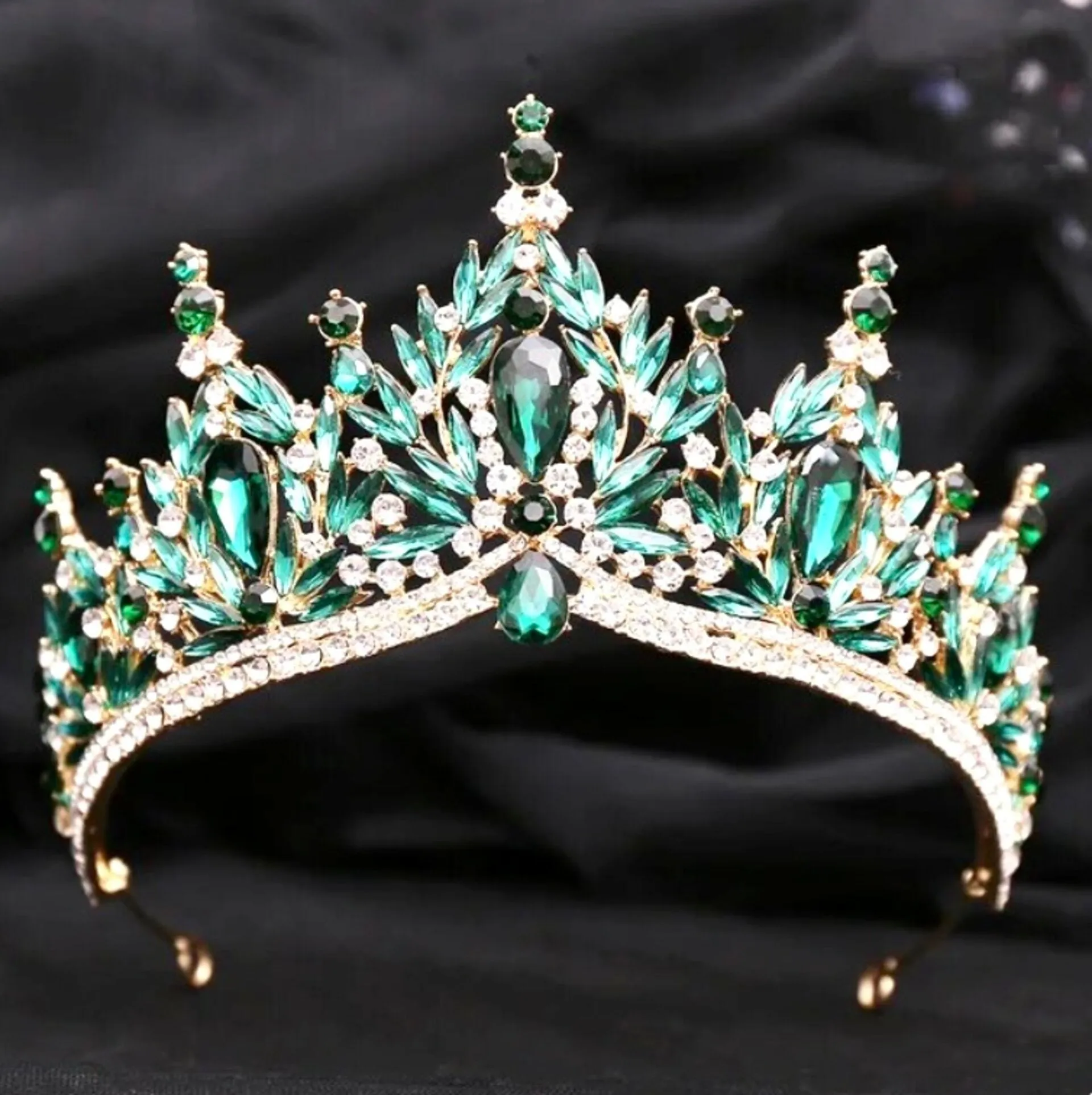 "Manohla" -  Crystal Wedding Tiara - More Colors