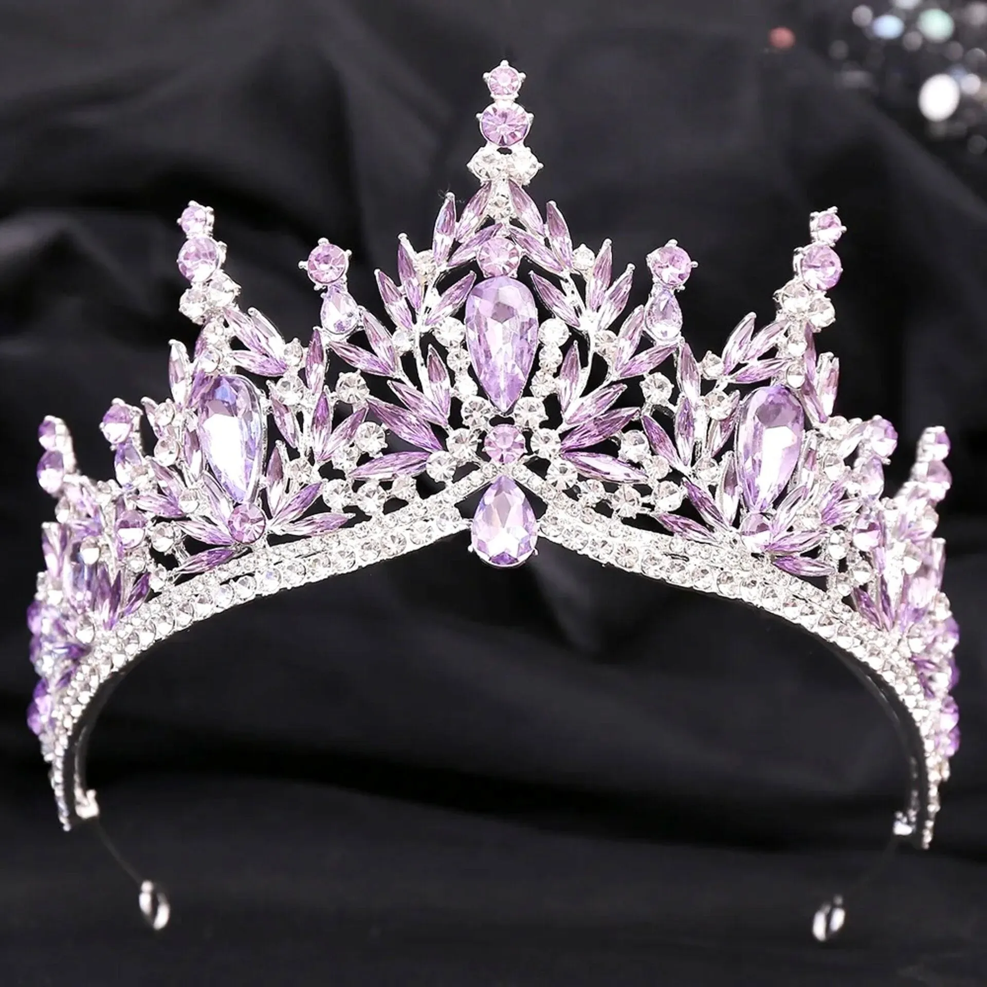 "Manohla" -  Crystal Wedding Tiara - More Colors