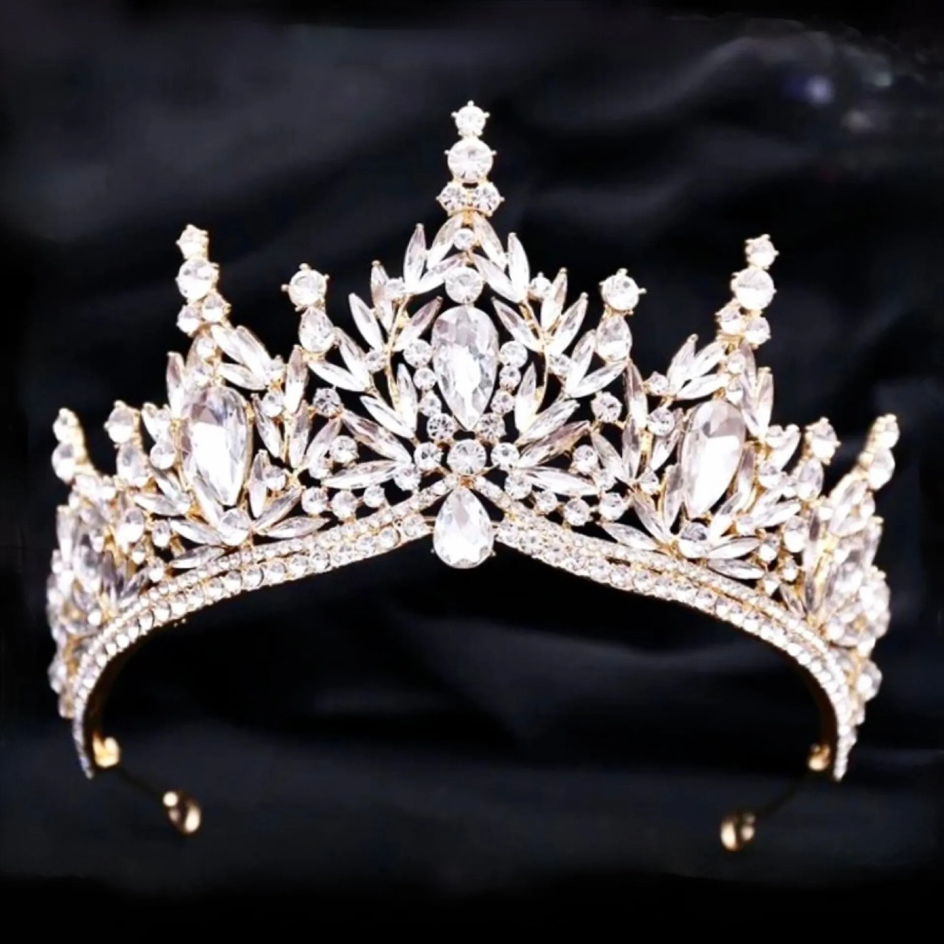 "Manohla" -  Crystal Wedding Tiara - More Colors