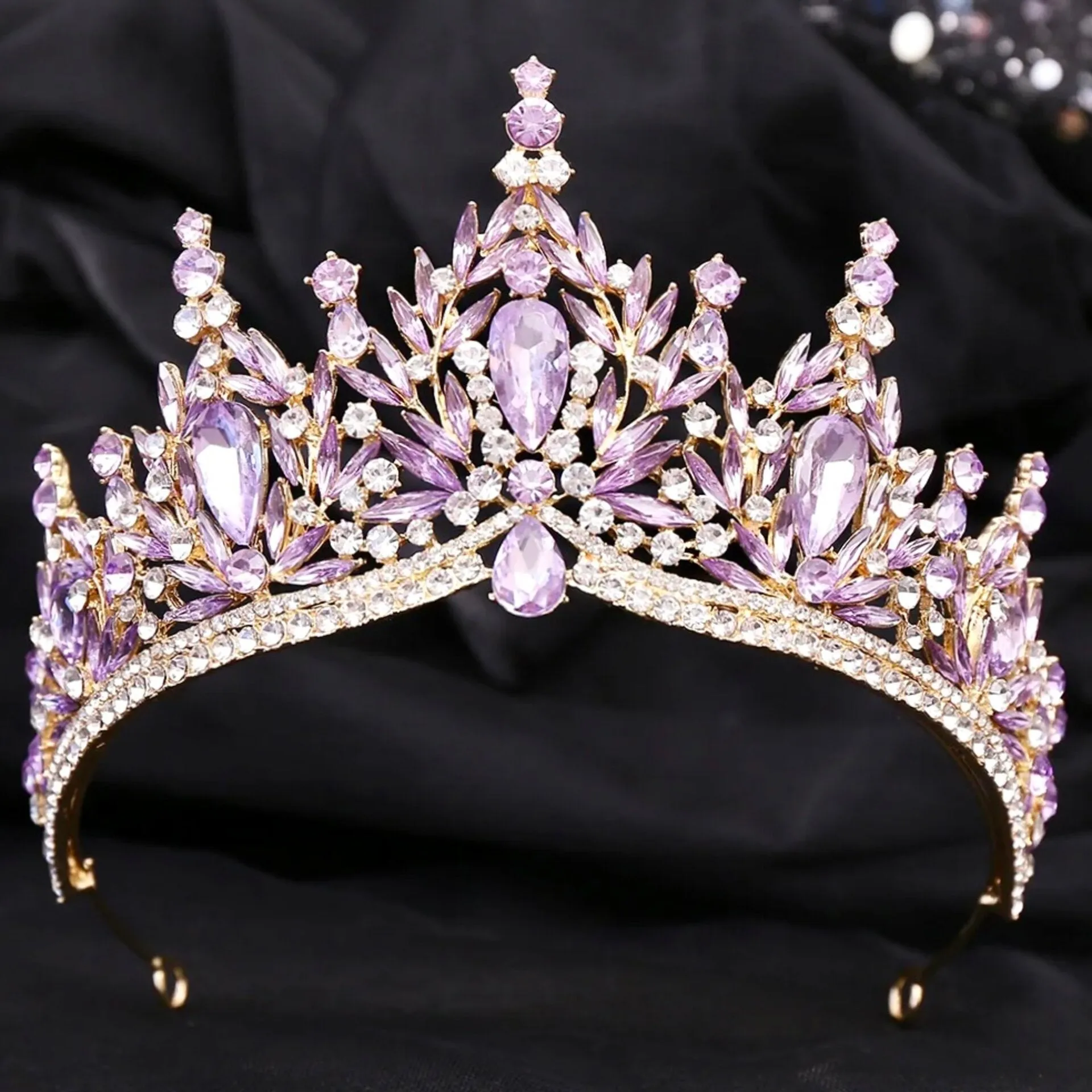 "Manohla" -  Crystal Wedding Tiara - More Colors