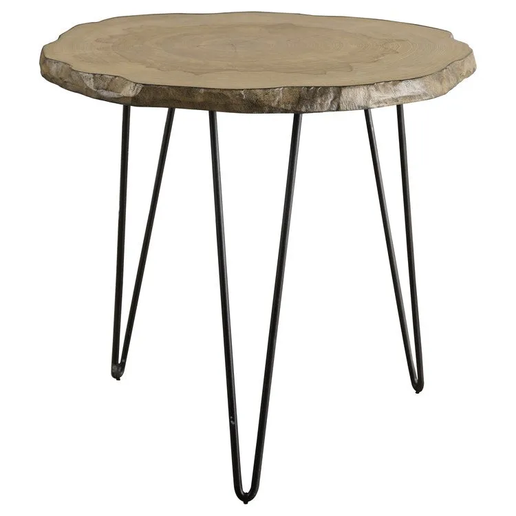 Runay Wood Slab Side Table by Matthew Williams