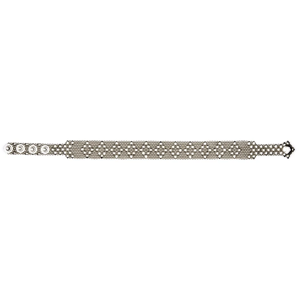 SG Liquid Metal C4-N Chrome Finish Choker by Sergio Gutierrez