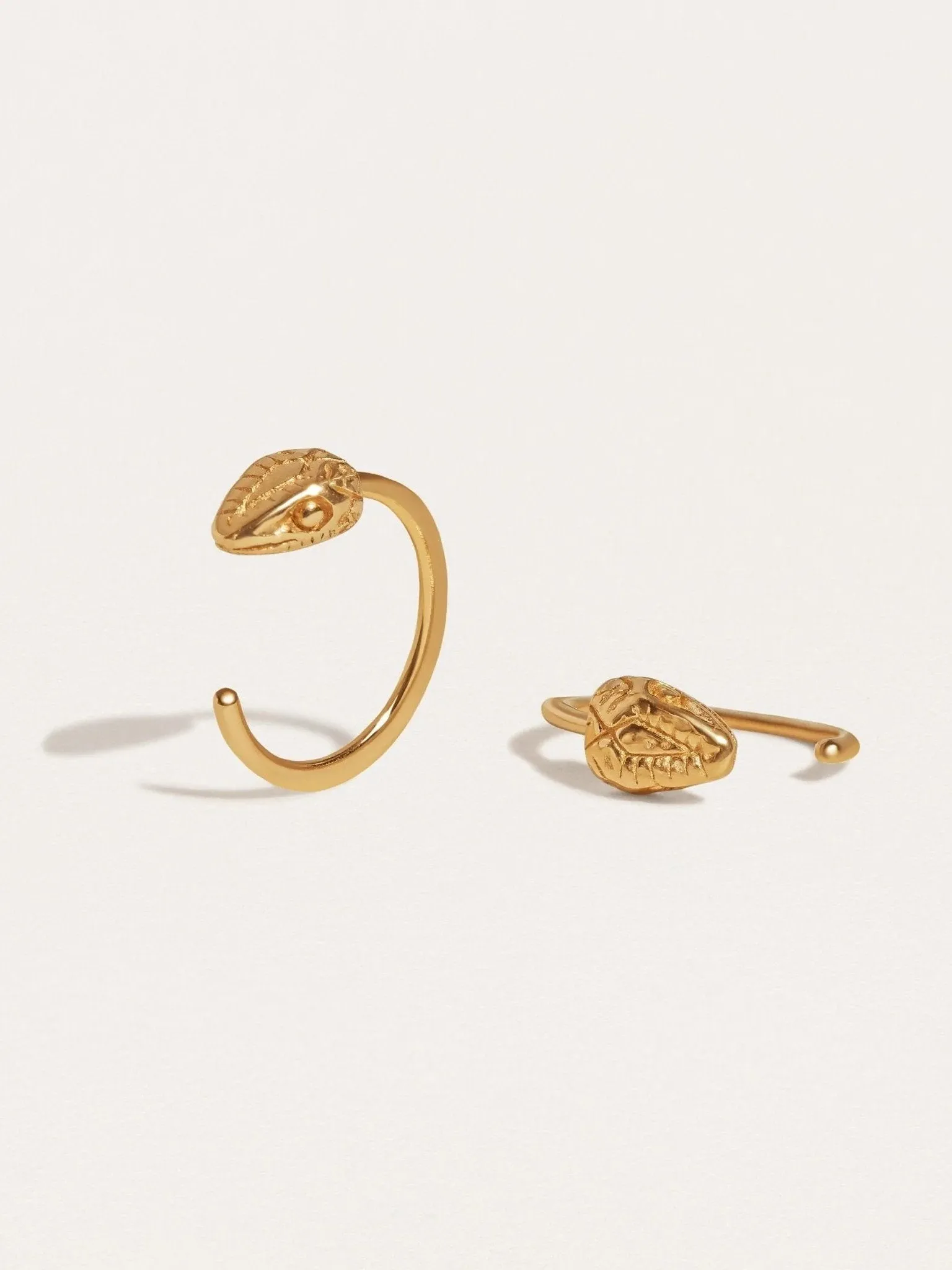 Snake Huggie Earrings