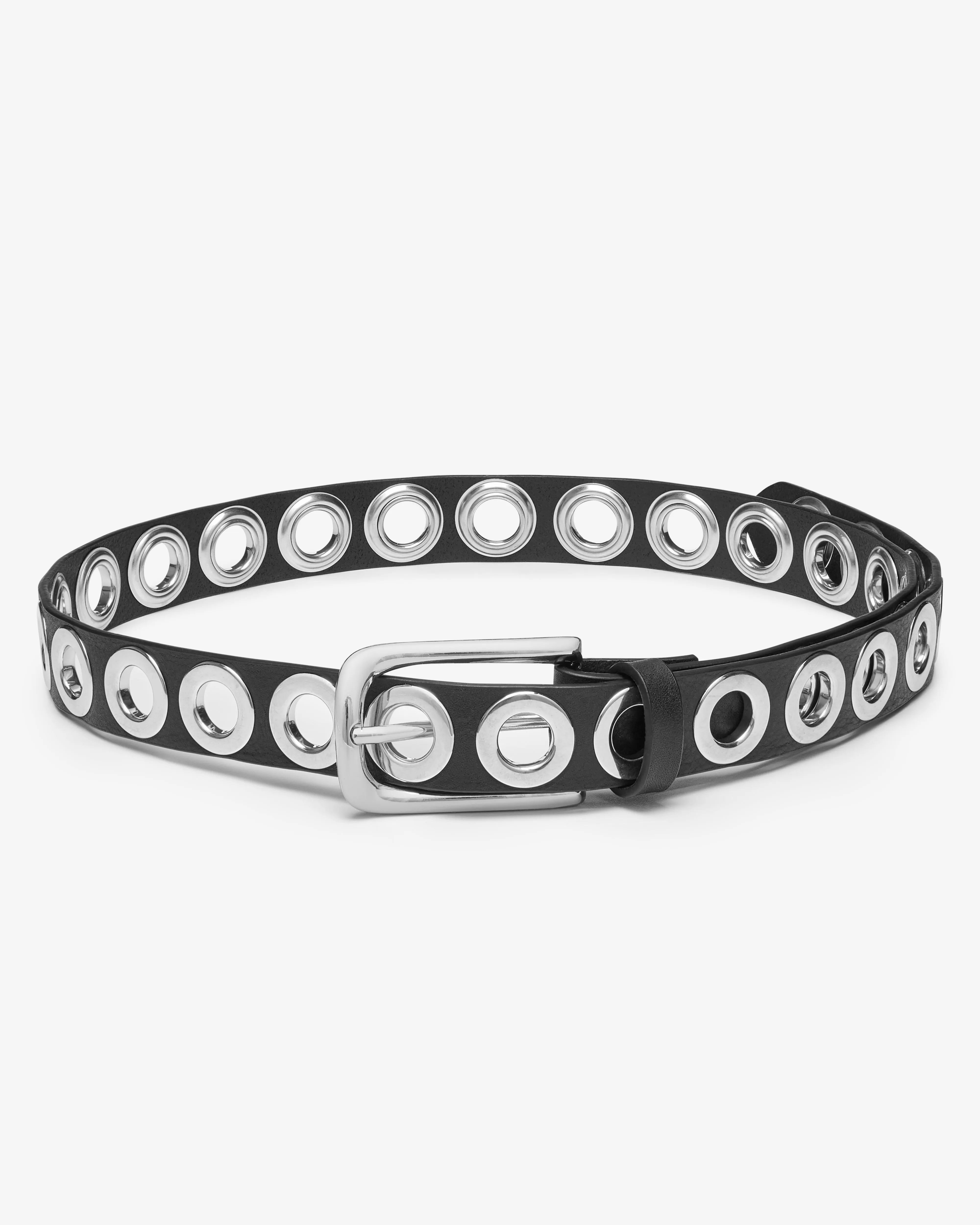 Vaquera - Women's Grommeted Necklace - (Black)