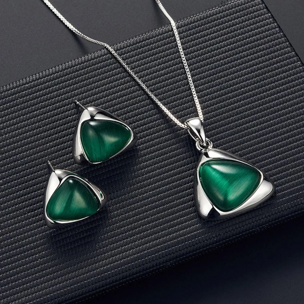 Women Faux Triangular Jewelry Set